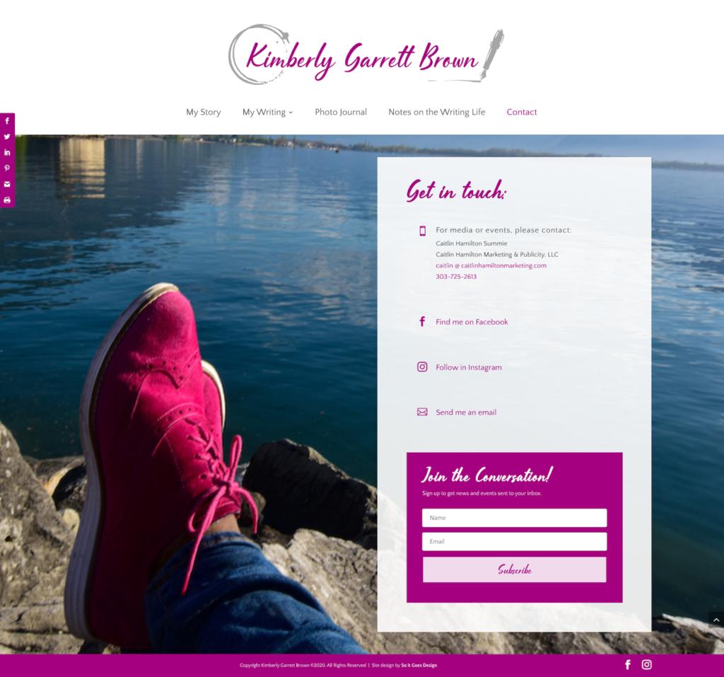 Contact - Kimberly Garrett Brown