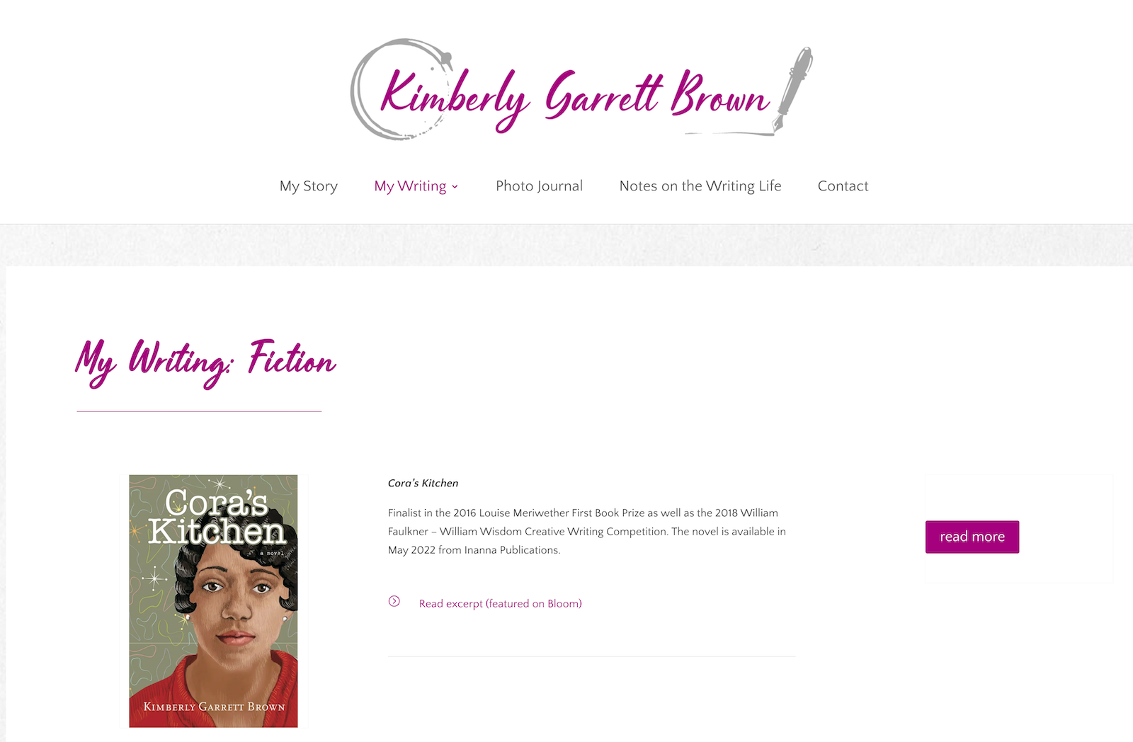 Fiction - Kimberly Garrett Brown